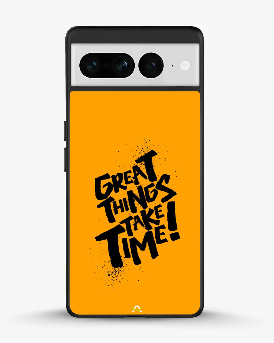 Creslia great things take time phone case - great things take time phone case google pixel 7 pro