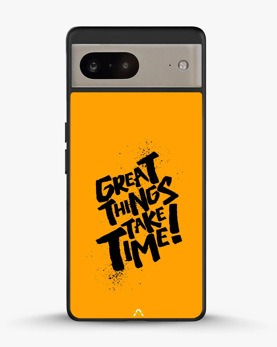 Creslia great things take time phone case - great things take time phone case google pixel 8
