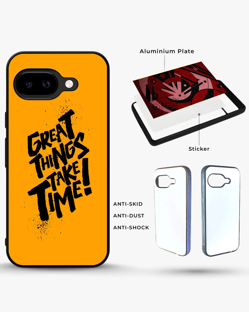 Creslia great things take time phone case general construction specs - great things take time phone case google pixel general specs