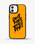 Creslia great things take time phone case - great things take time phone case iphone 12