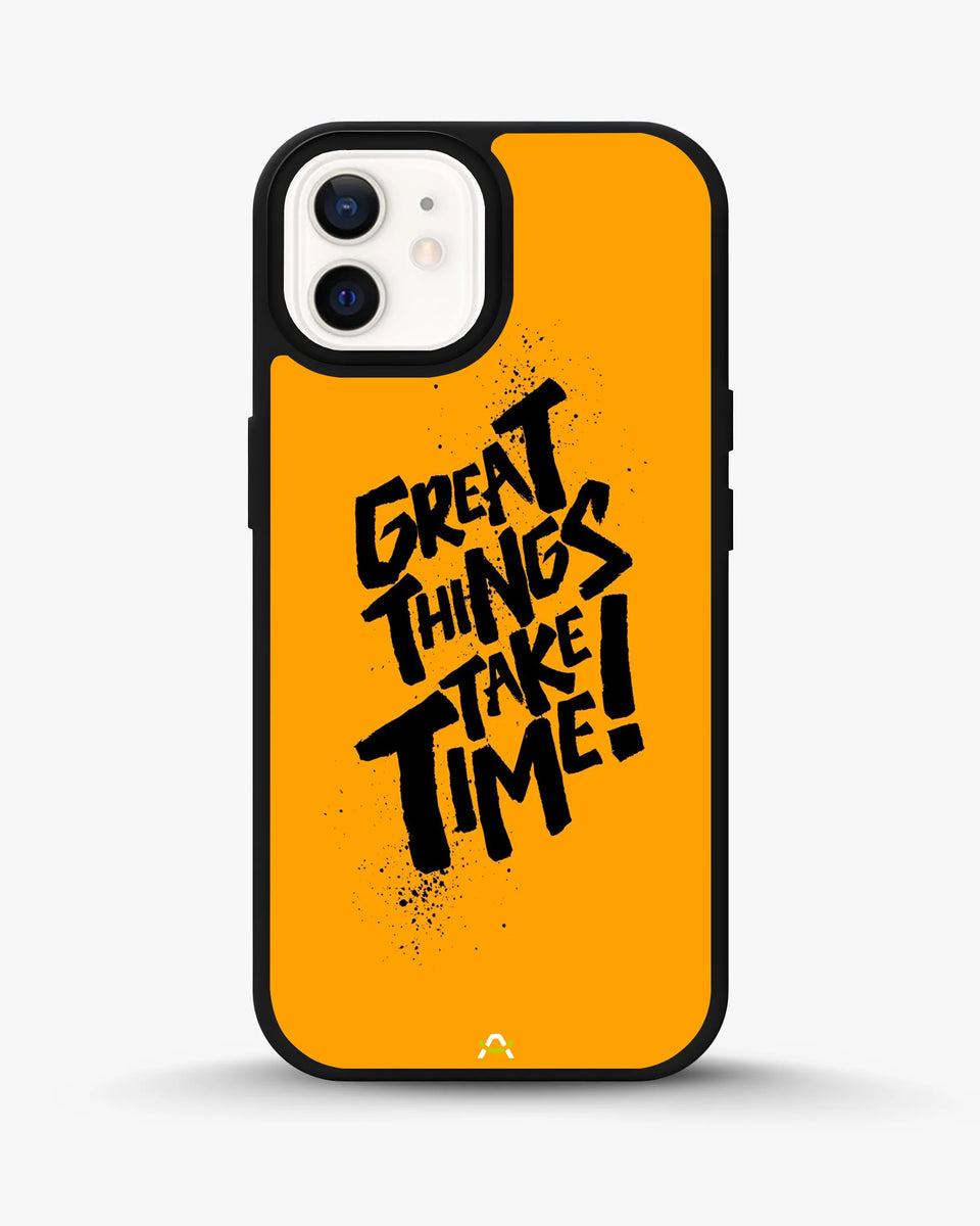 Creslia great things take time phone case - great things take time phone case iphone 12