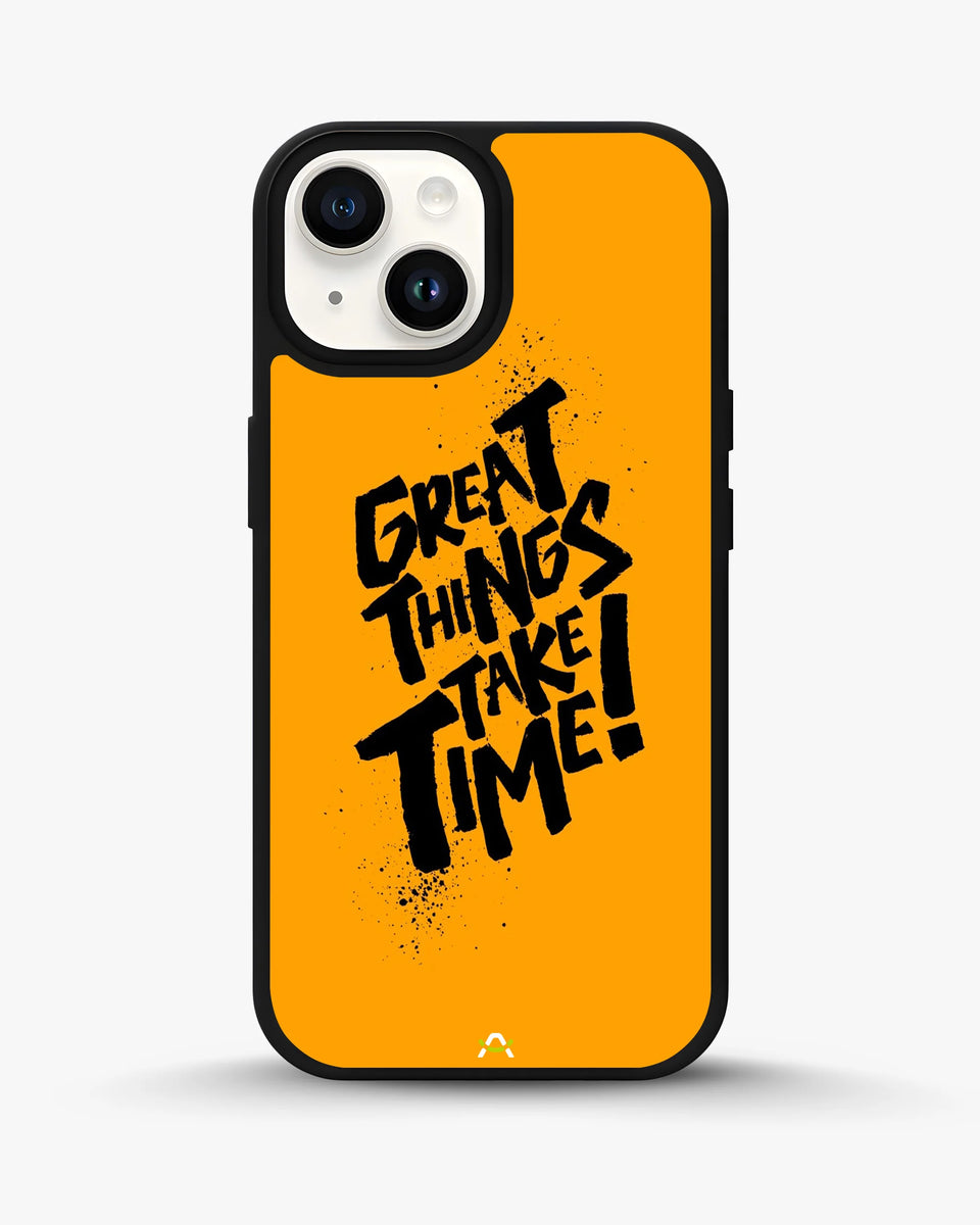 Creslia great things take time phone case - great things take time phone case iphone 15