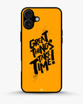 Creslia great things take time phone case - great things take time phone case iphone 17