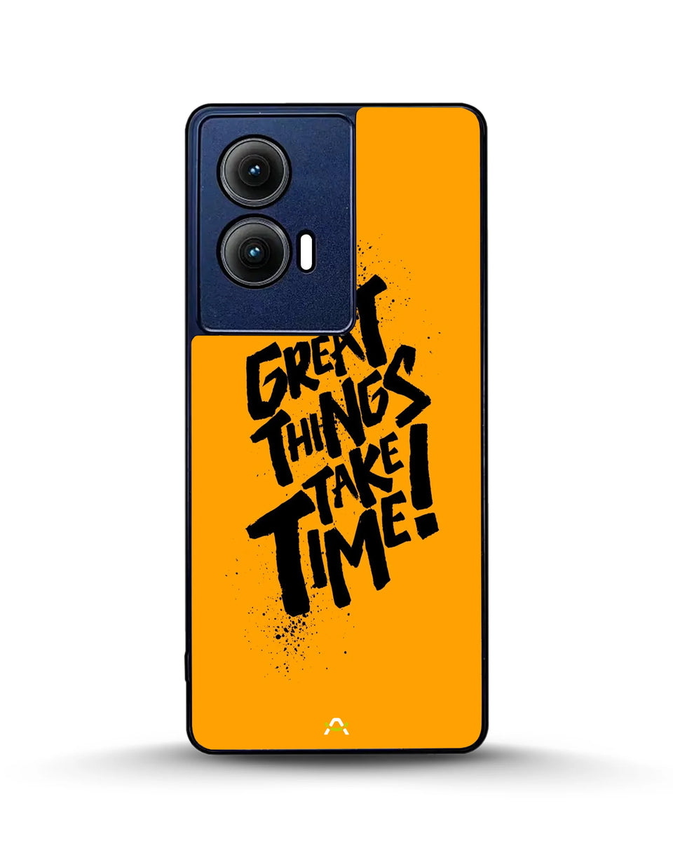 Creslia great things take time phone case - great things take time phone case motorola edge 2024