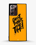 Creslia great things take time phone case - great things take time phone case samsung galaxy note 20 ultra