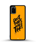 Creslia great things take time phone case - great things take time phone case samsung galaxy s20 fe