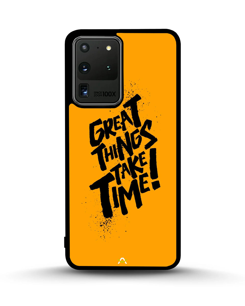 Creslia great things take time phone case - great things take time phone case samsung galaxy s20 ultra