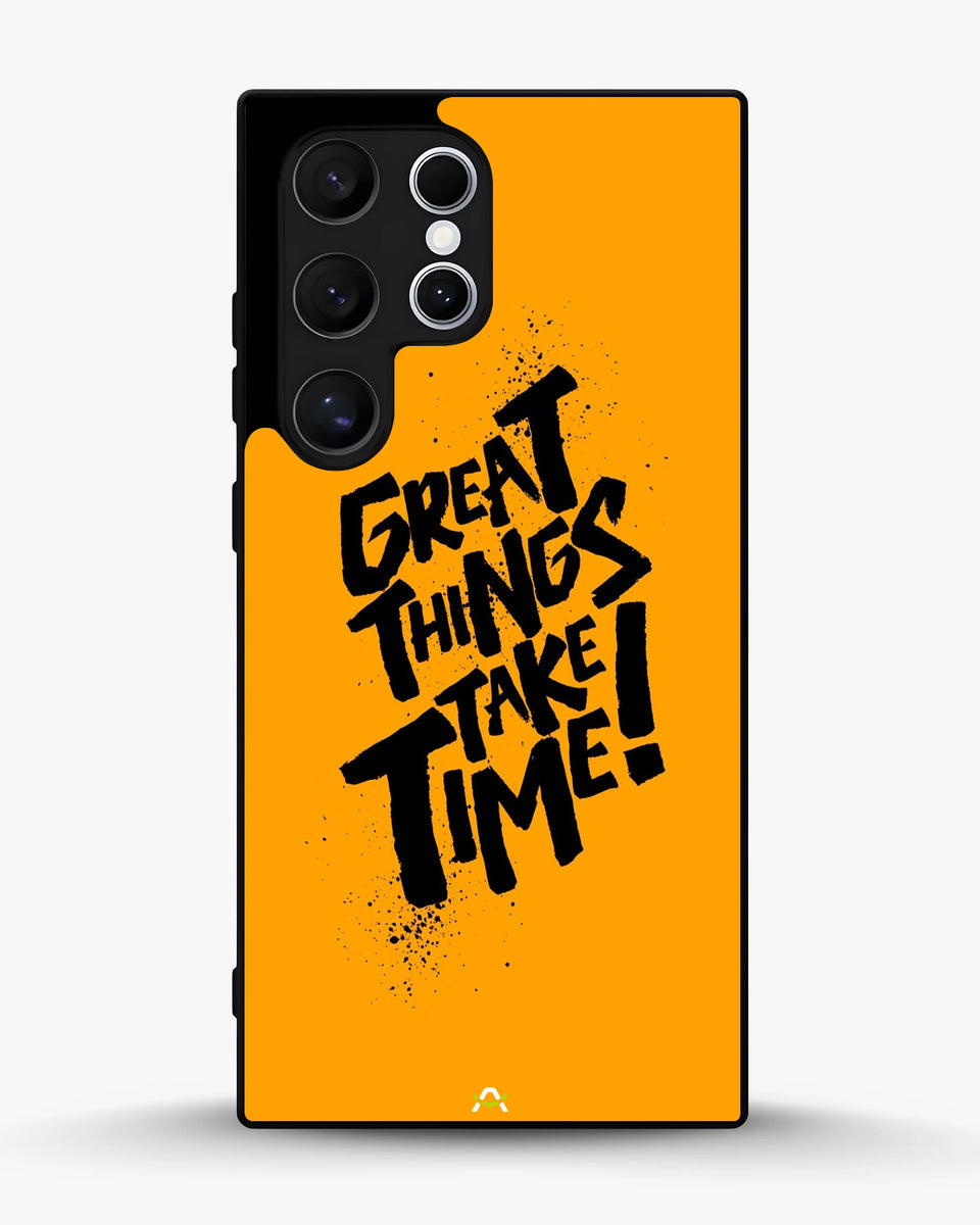 Creslia great things take time phone case - great things take time phone case samsung galaxy s22 ultra