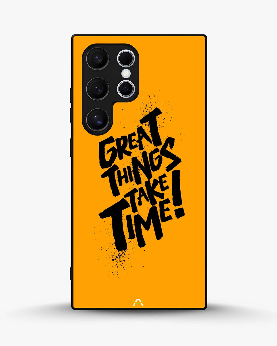 Creslia great things take time phone case - great things take time phone case samsung galaxy s23 ultra