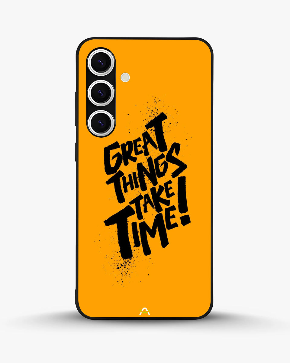 Creslia great things take time phone case - great things take time phone case samsung galaxy s24