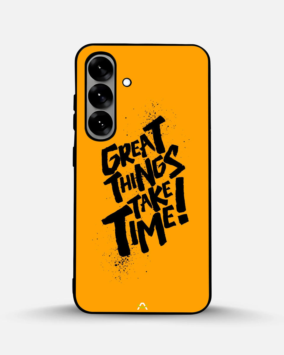 Creslia great things take time phone case - great things take time phone case samsung galaxy s25