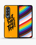 Creslia great things take time phone case - great things take time phone case samsung galaxy z fold 4