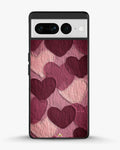Creslia hearts pattern phone case - hearts pattern phone case google pixel 7 pro