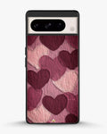 Creslia hearts pattern phone case - hearts pattern phone case google pixel 8 pro