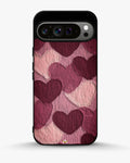 Creslia hearts pattern phone case - hearts pattern phone case google pixel 9 pro xl