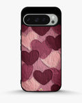 Creslia hearts pattern phone case - hearts pattern phone case google pixel 9 pro