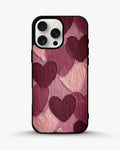 Creslia hearts pattern phone case - hearts pattern phone case iphone 13 pro