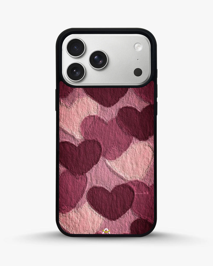Creslia hearts pattern phone case - hearts pattern phone case iphone 17 pro max