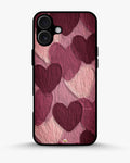 Creslia hearts pattern phone case - hearts pattern phone case iphone 17