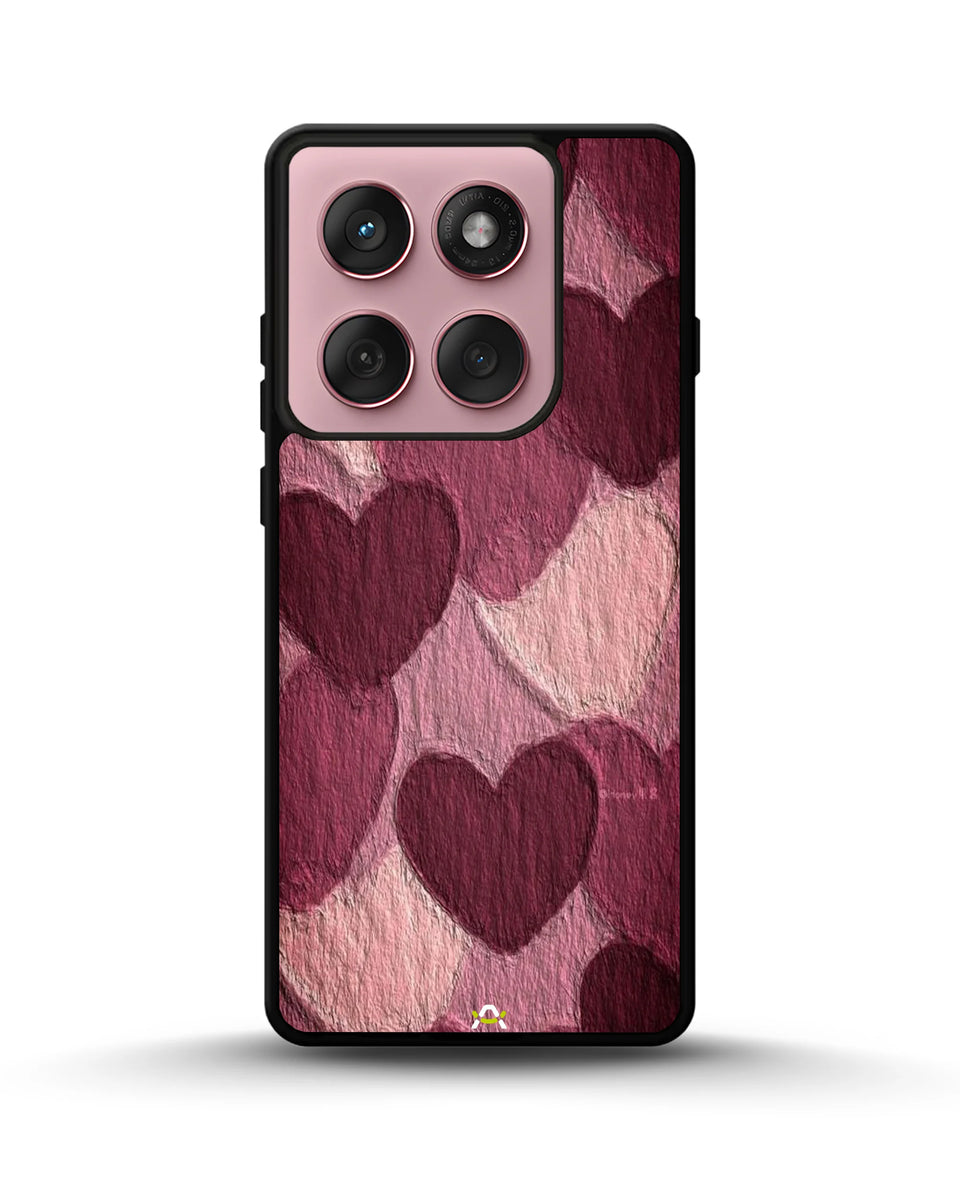 Creslia hearts pattern phone case - hearts pattern phone case motorola edge 2025
