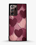 Creslia hearts pattern phone case - hearts pattern phone case samsung galaxy note 20 ultra