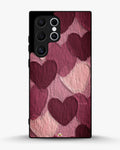 Creslia hearts pattern phone case - hearts pattern phone case samsung galaxy s22 ultra