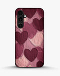 Creslia hearts pattern phone case - hearts pattern phone case samsung galaxy s23 fe
