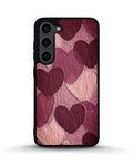 Creslia hearts pattern phone case - hearts pattern phone case samsung galaxy s23 plus