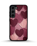 Creslia hearts pattern phone case - hearts pattern phone case samsung galaxy s23