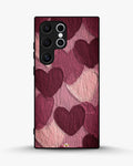 Creslia hearts pattern phone case - hearts pattern phone case samsung galaxy s25 ultra