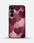 Creslia hearts pattern phone case - hearts pattern phone case samsung galaxy s25