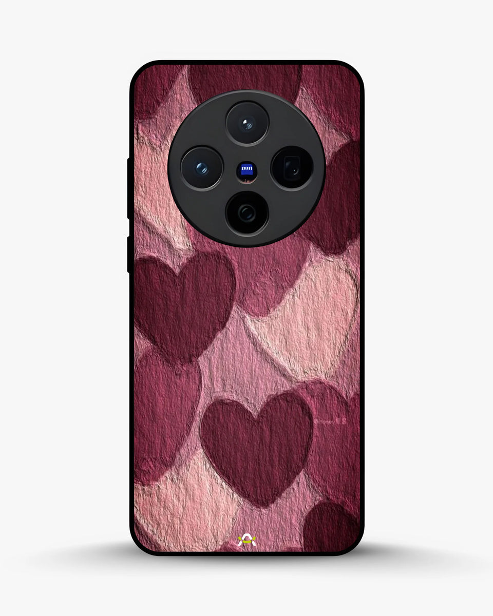 Creslia hearts pattern phone case - hearts pattern phone case vivo x200