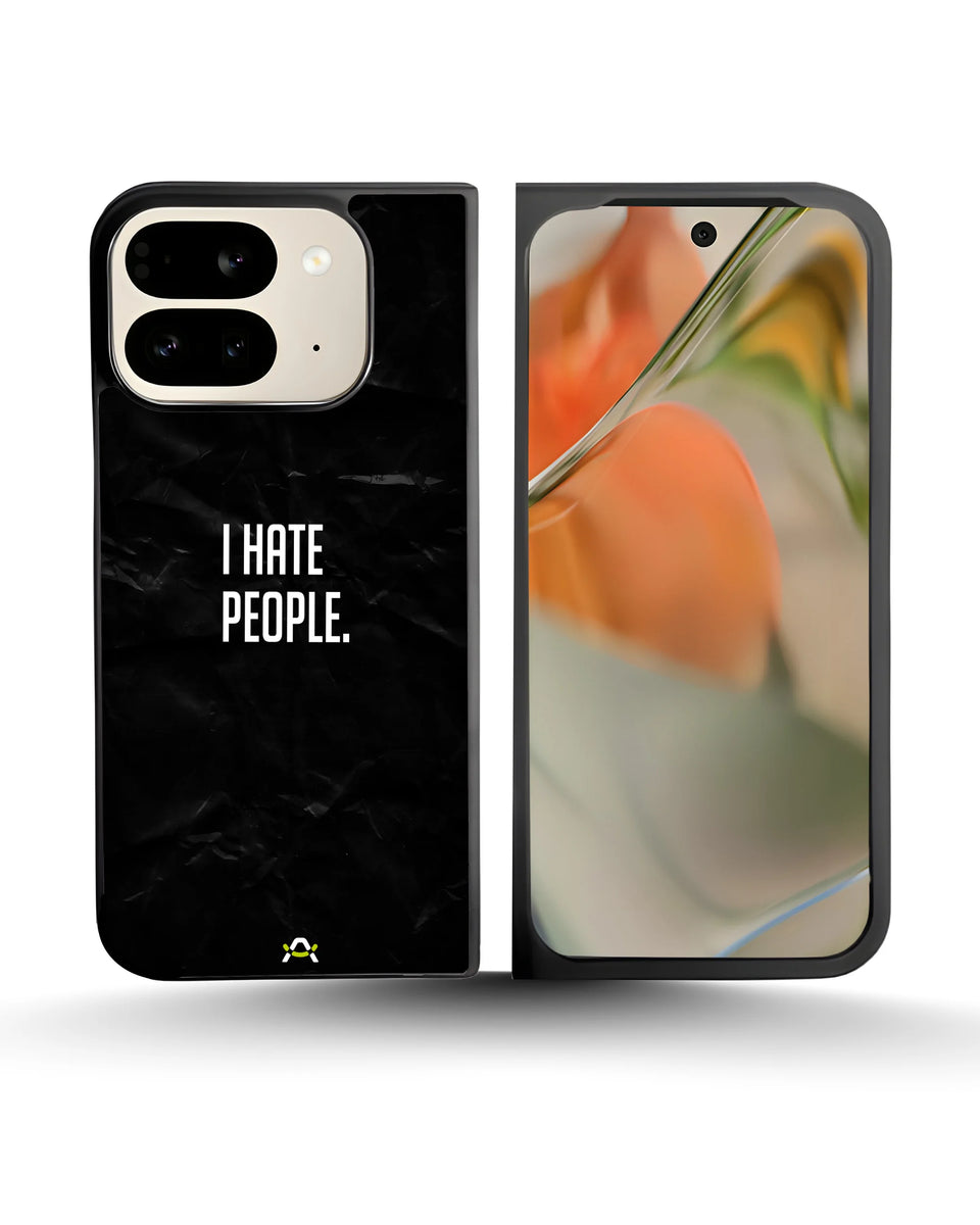 Creslia i hate people quote phone case - i hate people quote phone case google pixel 10 pro fold