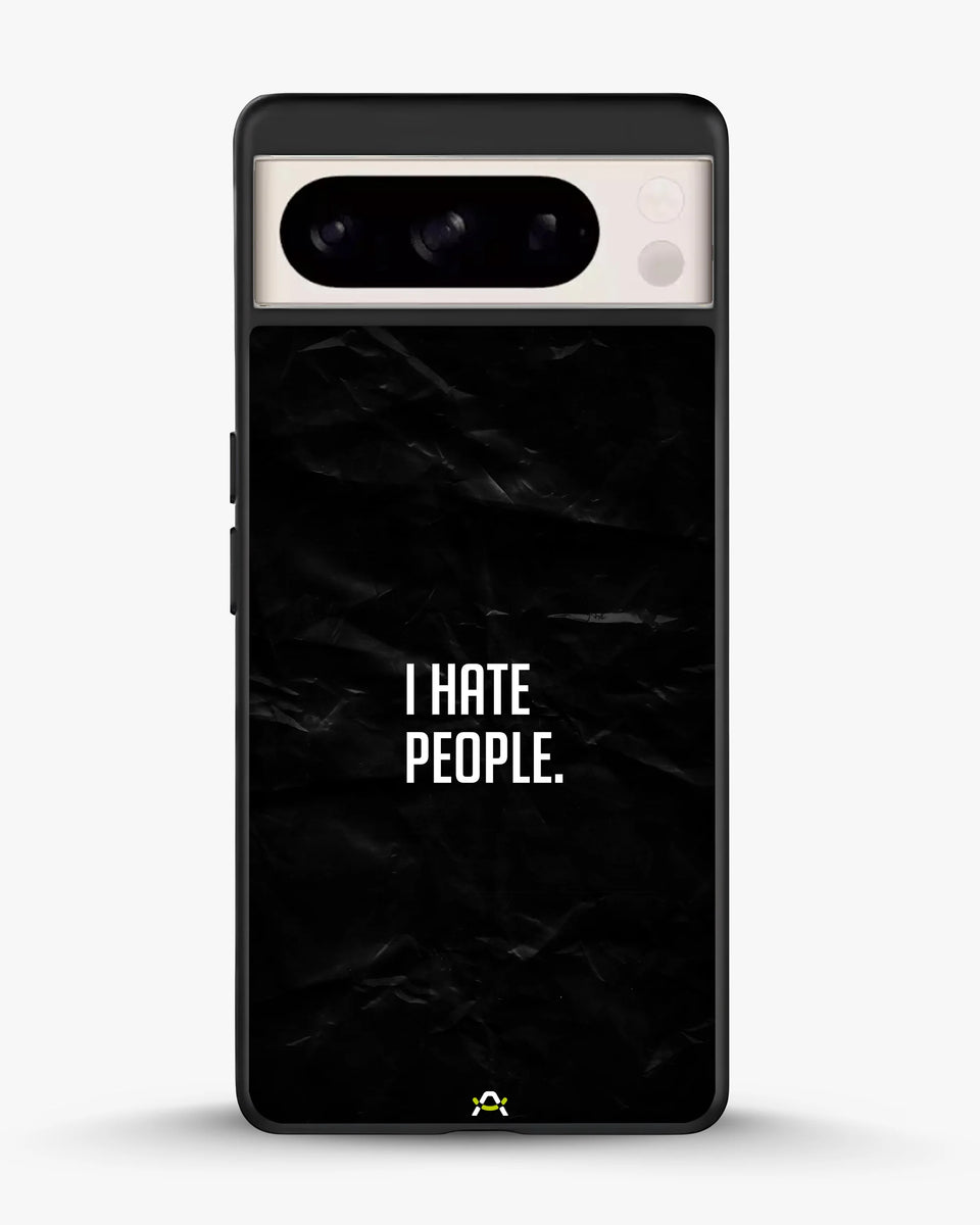 Creslia i hate people quote phone case - i hate people quote phone case google pixel 8 pro