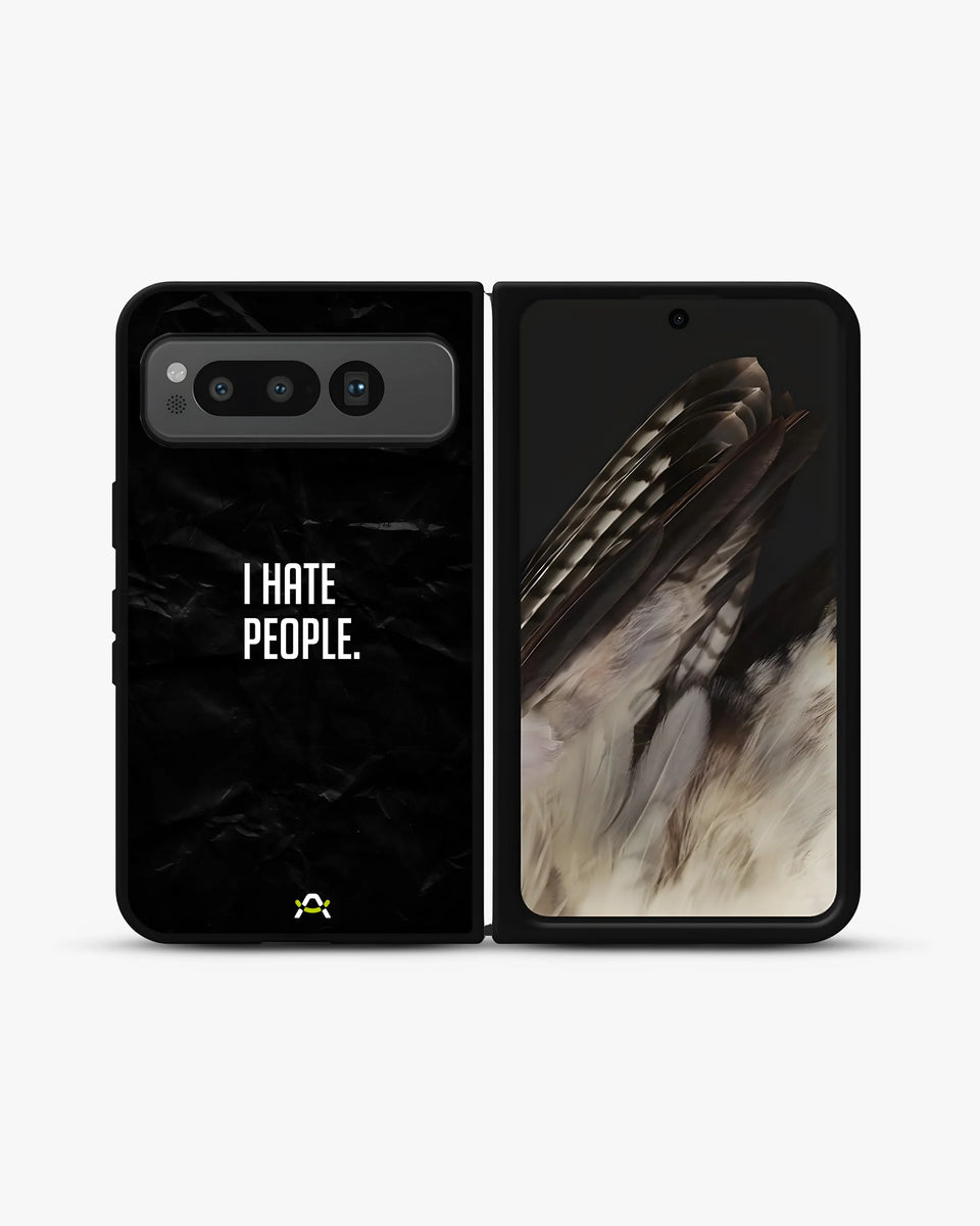 Creslia i hate people quote phone case - i hate people quote phone case google pixel fold