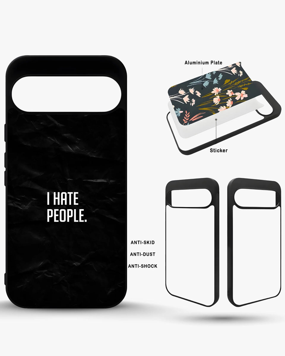 Creslia i hate people quote phone case general construction specs - i hate people quote phone case google pixel general specs 1