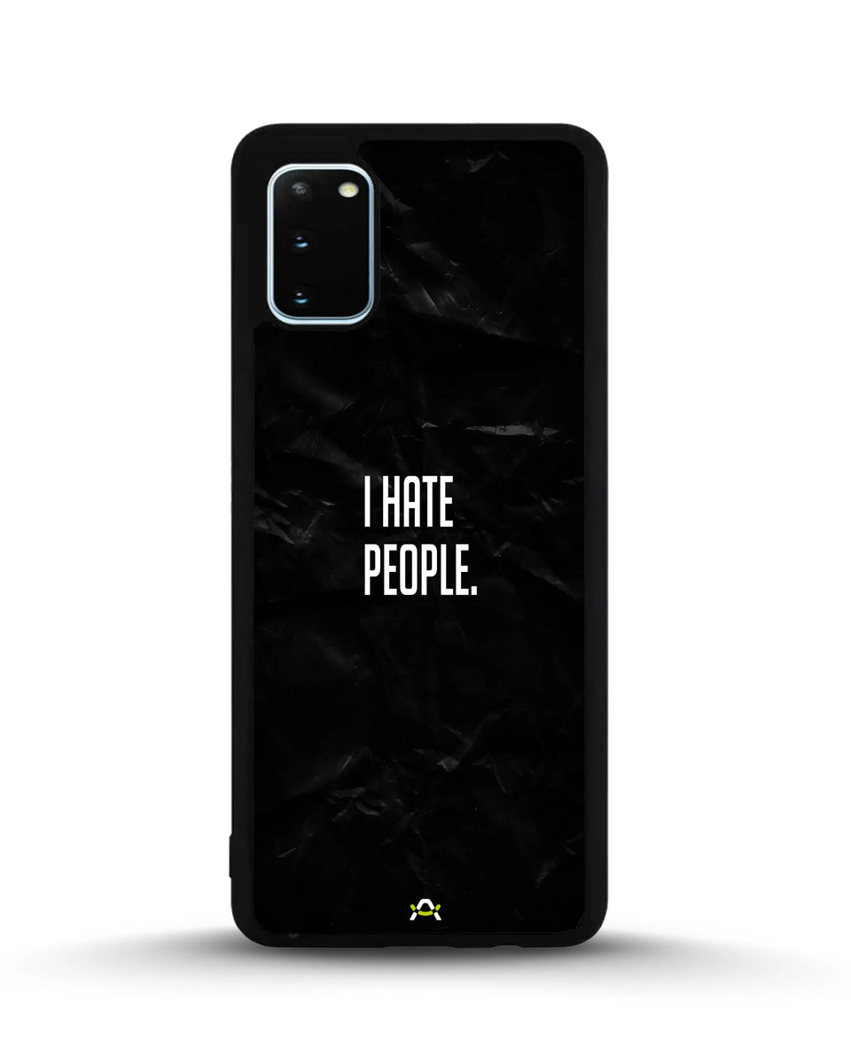 Creslia i hate people quote phone case - i hate people quote phone case samsung galaxy s20 fe