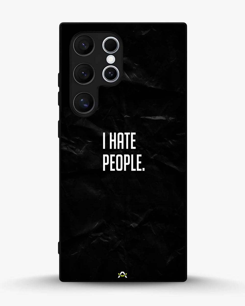 Creslia i hate people quote phone case - i hate people quote phone case samsung galaxy s22 ultra