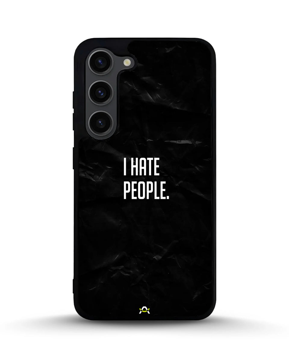 Creslia i hate people quote phone case - i hate people quote phone case samsung galaxy s23 plus