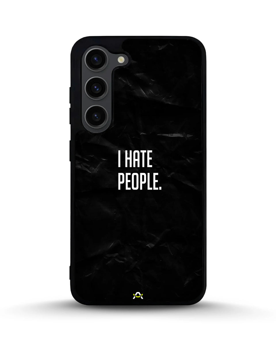 Creslia i hate people quote phone case - i hate people quote phone case samsung galaxy s23