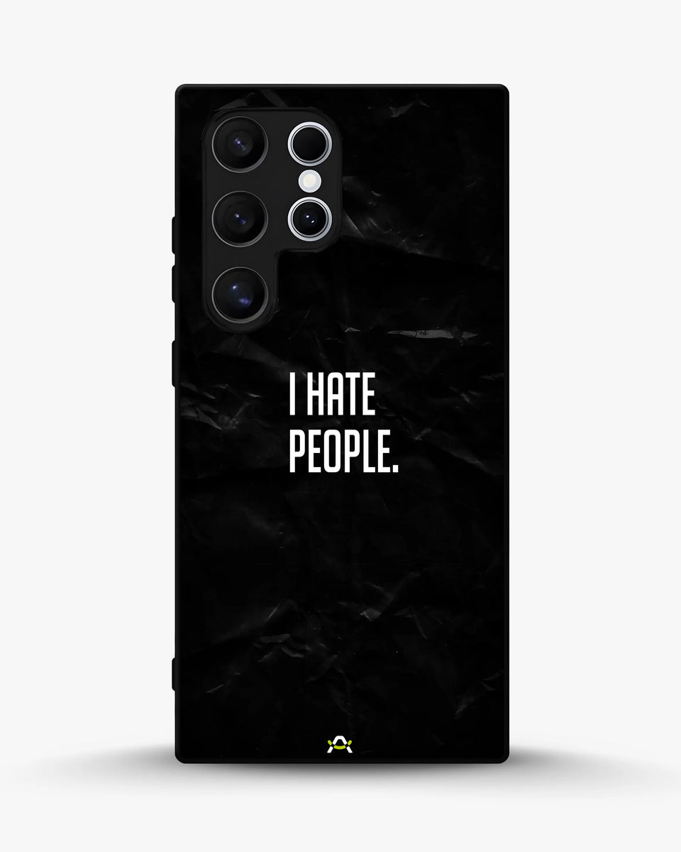 Creslia i hate people quote phone case - i hate people quote phone case samsung galaxy s25 ultra