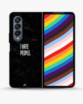 Creslia i hate people quote phone case - i hate people quote phone case samsung galaxy z fold 4