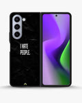 Creslia i hate people quote phone case - i hate people quote phone case samsung galaxy z fold 5
