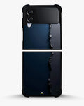 Creslia jagged line phone case - jagged line phone case samsung galaxy z flip 4