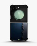 Creslia jagged line phone case - jagged line phone case samsung galaxy z flip 5