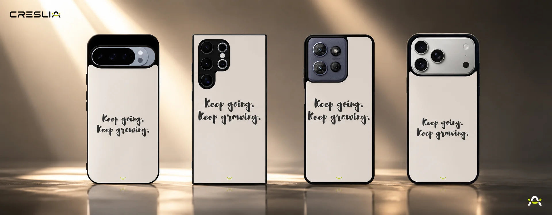 Creslia keep going keep growing phone case - keep going keep growing phone case desktop banner