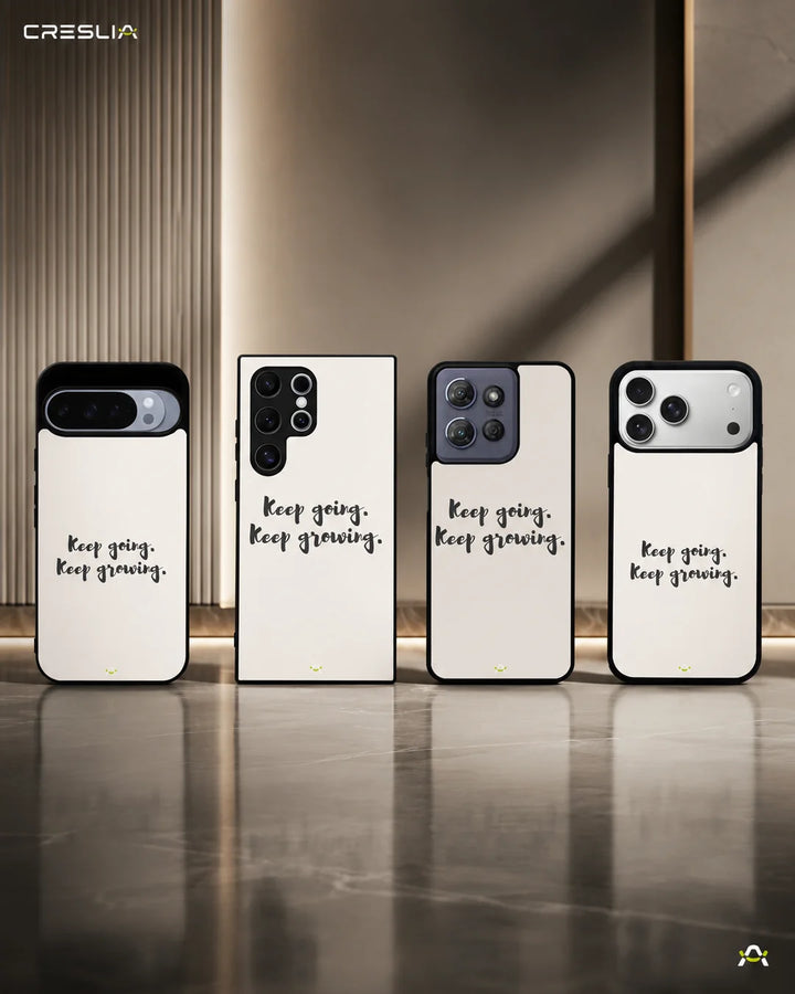 Creslia keep going keep growing phone case - keep going keep growing phone case mobile banner