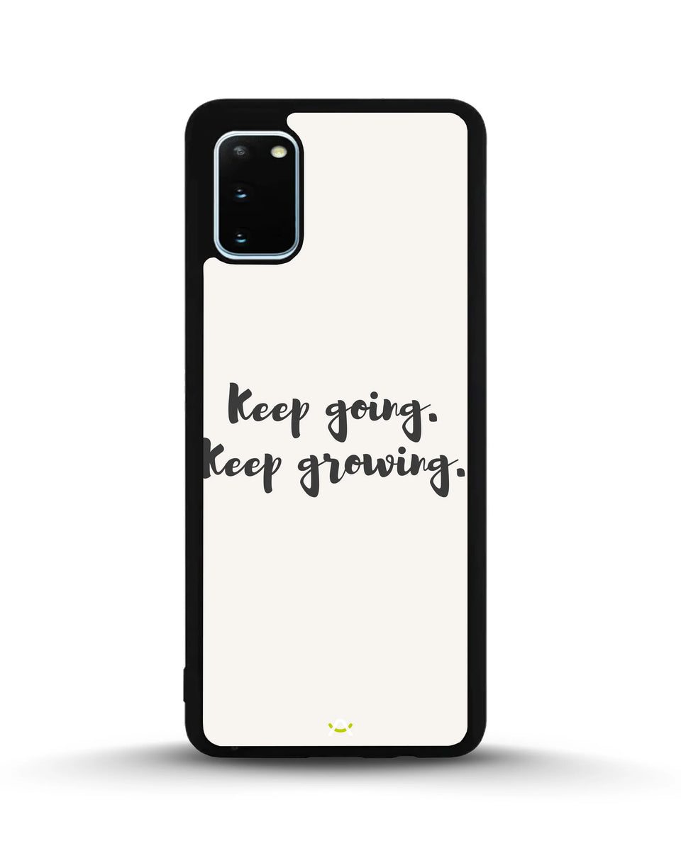 Creslia keep going keep growing phone case - keep going keep growing phone case samsung galaxy s20 fe