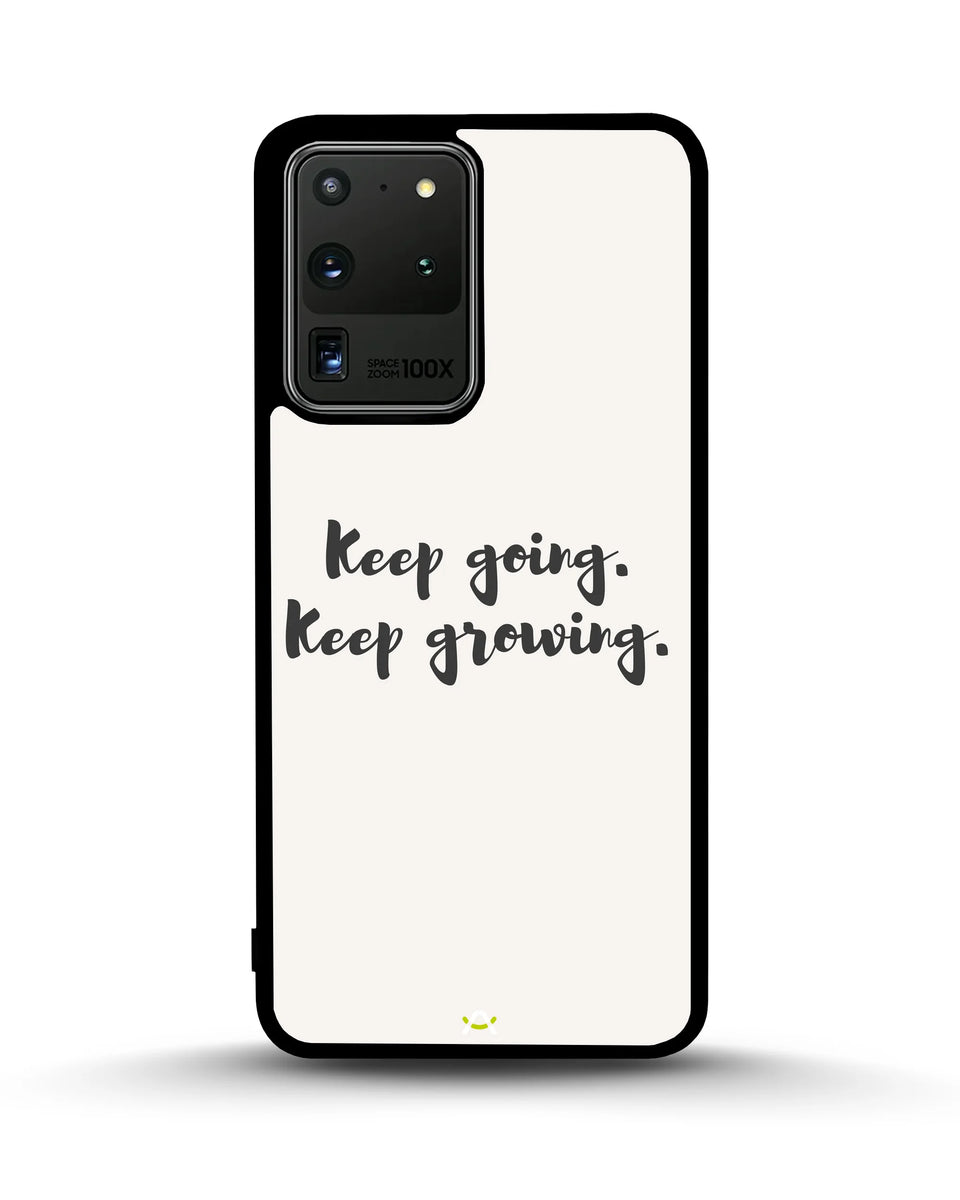 Creslia keep going keep growing phone case - keep going keep growing phone case samsung galaxy s20 ultra