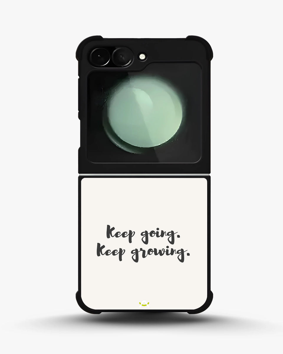 Creslia keep going keep growing phone case - keep going keep growing phone case samsung galaxy z flip 6